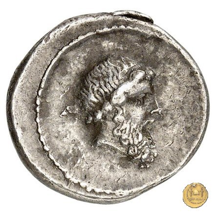 445/3 - denario L. Cornelius Crus Lentulus / C. Claudius Marcellus 49 BC (Apollonia - Asia)