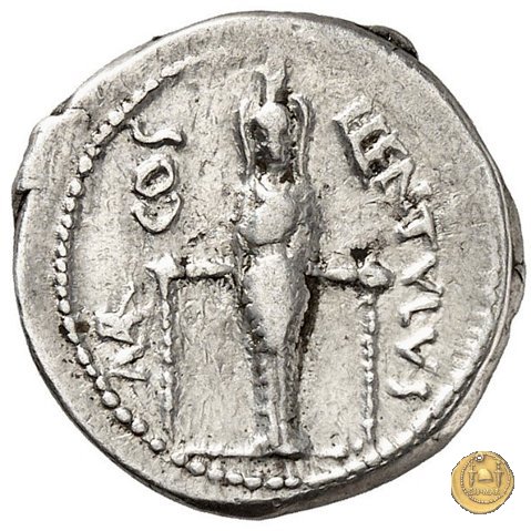 445/3 - denario L. Cornelius Crus Lentulus / C. Claudius Marcellus 49 BC (Apollonia - Asia)