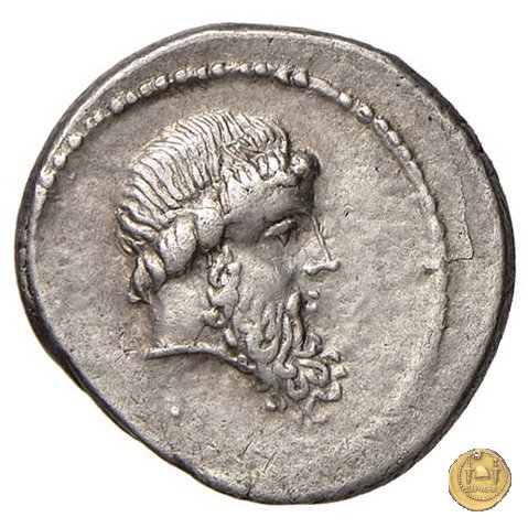 445/3 - denario L. Cornelius Crus Lentulus / C. Claudius Marcellus 49 BC (Apollonia - Asia)