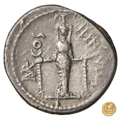 445/3 - denario L. Cornelius Crus Lentulus / C. Claudius Marcellus 49 BC (Apollonia - Asia)