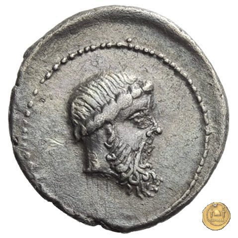 445/3 - denario L. Cornelius Crus Lentulus / C. Claudius Marcellus 49 BC (Apollonia - Asia)