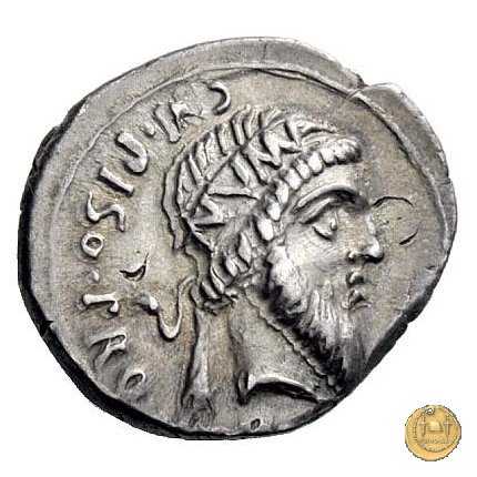 446/1 - denario Cn. Pompeius Magnus / Cn. Calpurnius Piso 49 BC (Itinerante con Pompeius)