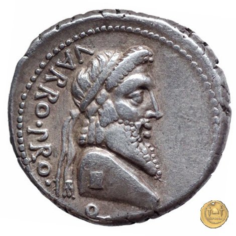 447/1 - denario Cn. Pompeius Magnus / Terentius Varro 49 BC (Itinerante con Pompeius)