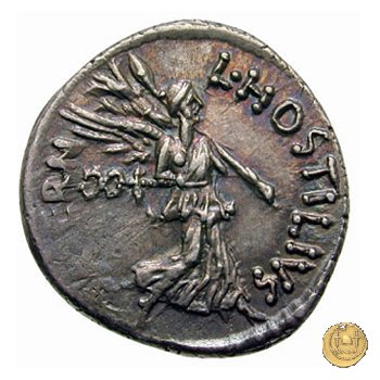 448/1 - denario L. Hostilius Saserna 48 BC (Roma)