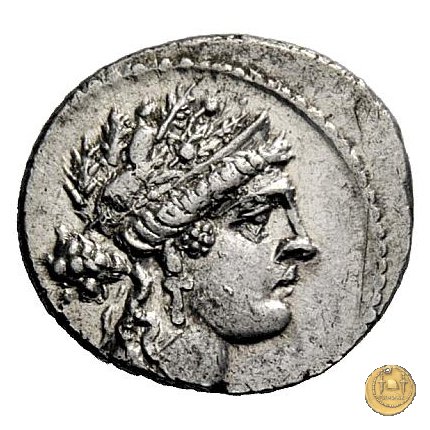 448/1 - denario L. Hostilius Saserna 48 BC (Roma)