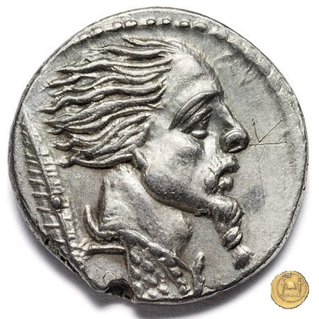 448/2 - denario L. Hostilius Saserna 48 a.C. (Roma)