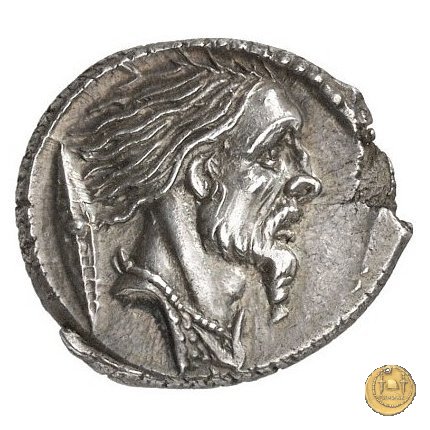 448/2 - denario L. Hostilius Saserna 48 BC (Roma)