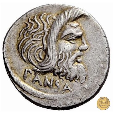 449/1 - denario C. Vibius Pansa Caetronianus 48 BC (Roma)