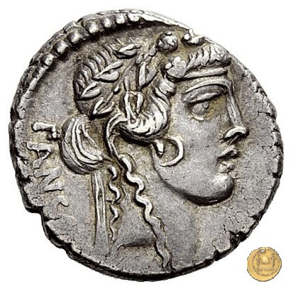 449/3 - denario C. Vibius Pansa Caetronianus 48 BC (Roma)