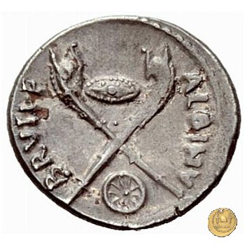 450/1 - denario D. Postumius Albinus Bruti 48 BC (Roma)