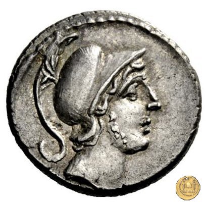 450/1 - denario D. Postumius Albinus Bruti 48 BC (Roma)