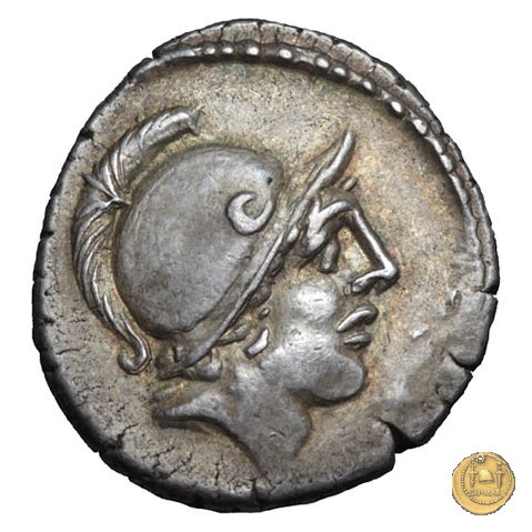 450/1 - denario D. Postumius Albinus Bruti 48 BC (Roma)