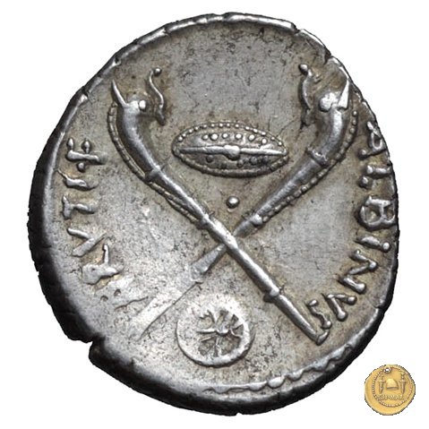 450/1 - denario D. Postumius Albinus Bruti 48 BC (Roma)