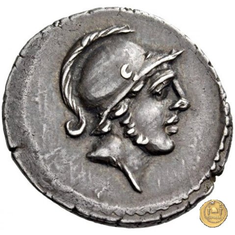 450/1 - denario D. Postumius Albinus Bruti 48 BC (Roma)