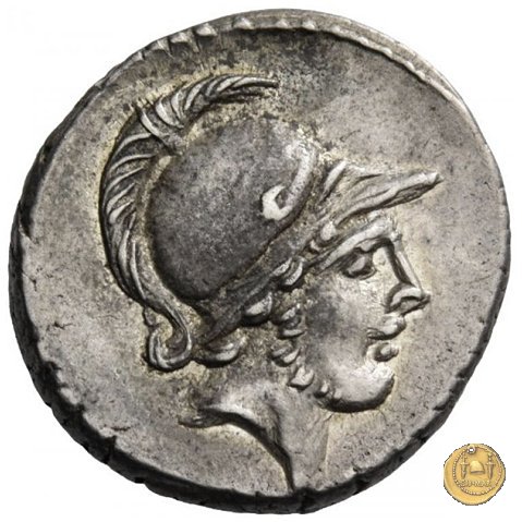 450/1 - denario D. Postumius Albinus Bruti 48 BC (Roma)