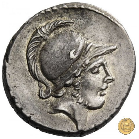 450/1 - denario D. Postumius Albinus Bruti 48 BC (Roma)