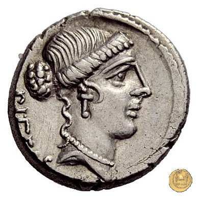 450/2 - denario D. Postumius Albinus Bruti 48 BC (Roma)