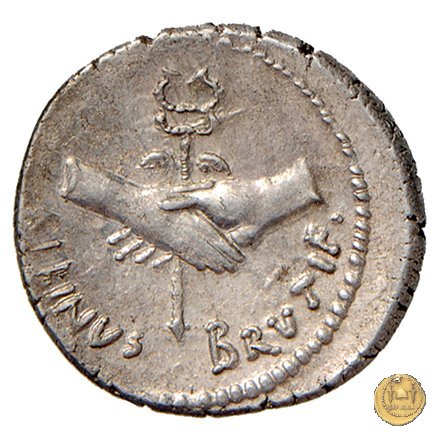 450/2 - denario D. Postumius Albinus Bruti 48 BC (Roma)