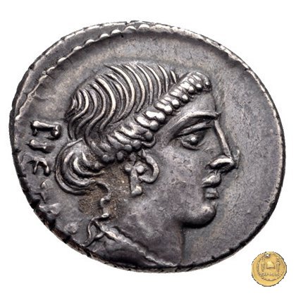 450/2 - denario D. Postumius Albinus Bruti 48 BC (Roma)