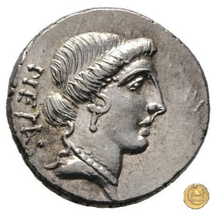 450/2 - denario D. Postumius Albinus Bruti 48 BC (Roma)