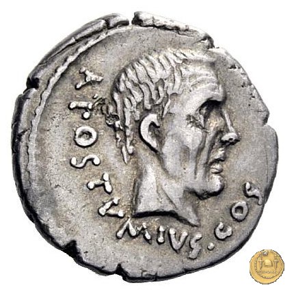 450/3 - denario D. Postumius Albinus Bruti 48 BC (Roma)