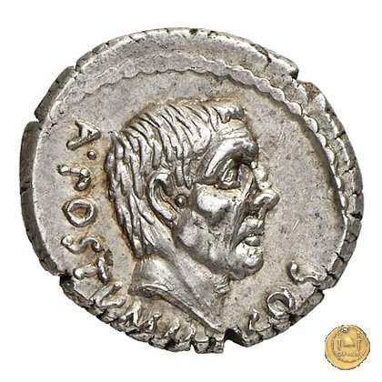 450/3 - denario D. Postumius Albinus Bruti 48 BC (Roma)