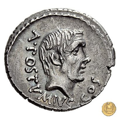 450/3 - denario D. Postumius Albinus Bruti 48 BC (Roma)