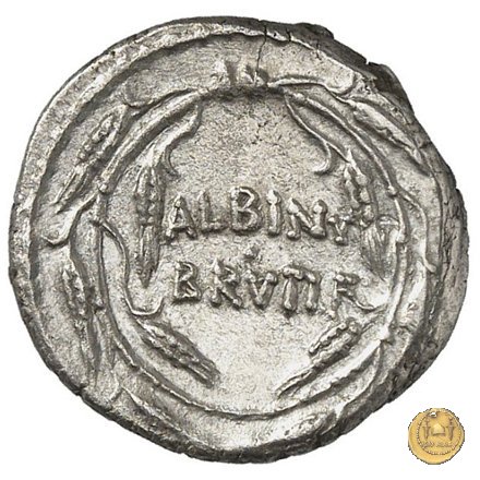 450/3 - denario D. Postumius Albinus Bruti 48 BC (Roma)