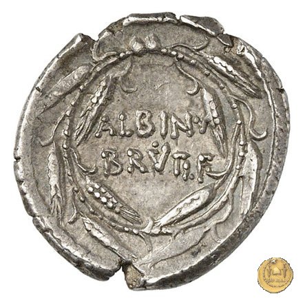 450/3 - denario D. Postumius Albinus Bruti 48 BC (Roma)