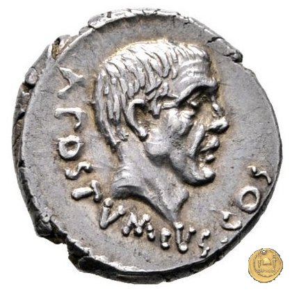 450/3 - denario D. Postumius Albinus Bruti 48 BC (Roma)