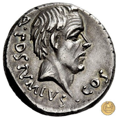 450/3 - denario D. Postumius Albinus Bruti 48 BC (Roma)