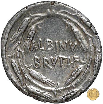 450/3 - denario D. Postumius Albinus Bruti 48 BC (Roma)