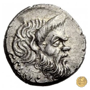 451/1 - denario C. Vibius Pansa Caetronianus /D. Iunius Brutus Albinus 48 BC (Roma)