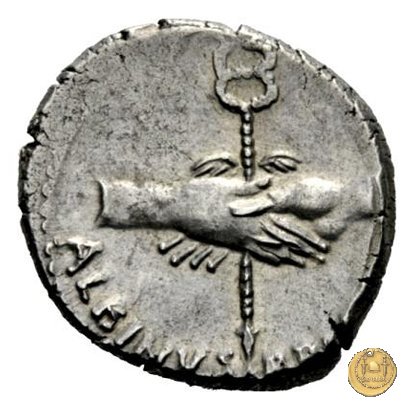 451/1 - denario C. Vibius Pansa Caetronianus /D. Iunius Brutus Albinus 48 BC (Roma)