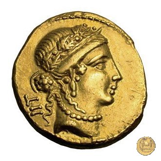 452/1 - aureo C. Iulius Caesar 48-47 BC (Itinerante con Caesar)