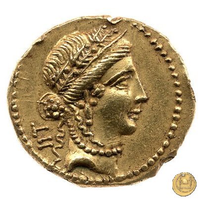 452/1 - aureo C. Iulius Caesar 48-47 BC (Itinerante con Caesar)