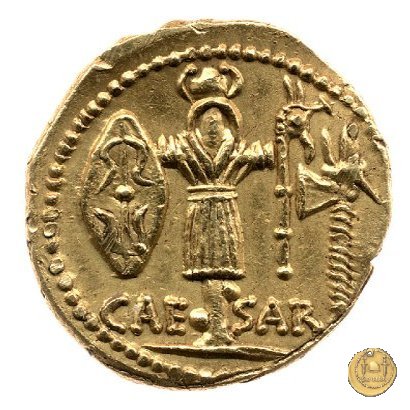 452/1 - aureo C. Iulius Caesar 48-47 BC (Itinerante con Caesar)