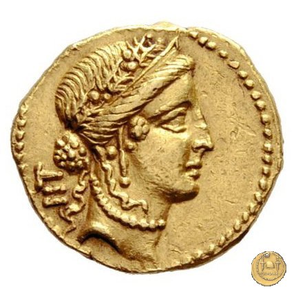 452/1 - aureo C. Iulius Caesar 48-47 BC (Itinerante con Caesar)