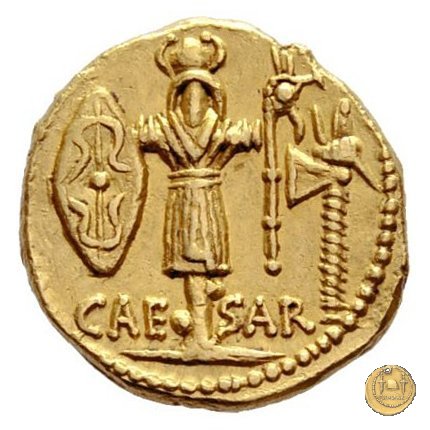 452/1 - aureo C. Iulius Caesar 48-47 BC (Itinerante con Caesar)