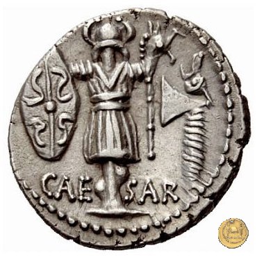 452/2 - denario C. Iulius Caesar 48-47 BC (Itinerante con Caesar)