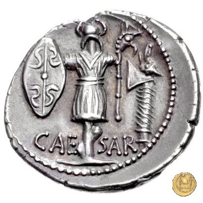 452/2 - denario C. Iulius Caesar 48-47 BC (Itinerante con Caesar)