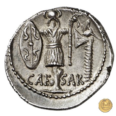 452/2 - denario C. Iulius Caesar 48-47 BC (Itinerante con Caesar)