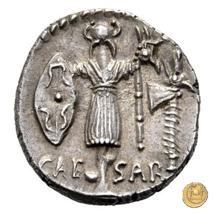 452/2 - denario C. Iulius Caesar 48-47 BC (Itinerante con Caesar)