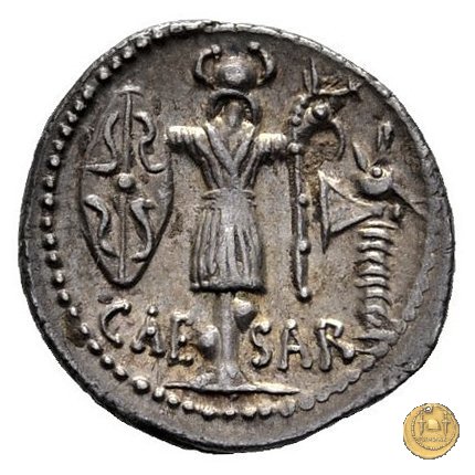 452/2 - denario C. Iulius Caesar 48-47 BC (Itinerante con Caesar)