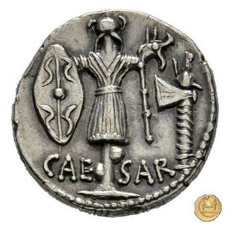 452/2 - denario C. Iulius Caesar 48-47 BC (Itinerante con Caesar)