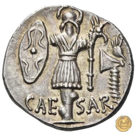 452/2 - denario C. Iulius Caesar 48-47 BC (Itinerante con Caesar)