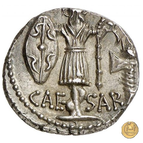 452/2 - denario C. Iulius Caesar 48-47 a.C. (Itinerante con Caesar)
