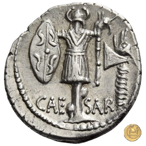 452/2 - denario C. Iulius Caesar 48-47 BC (Itinerante con Caesar)