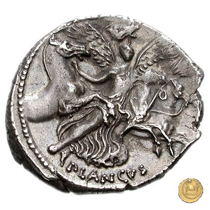 453/1 - denario L. Plautius Plancus 47 BC (Roma)