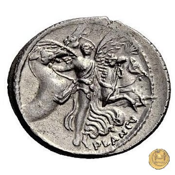 453/1 - denario L. Plautius Plancus 47 BC (Roma)